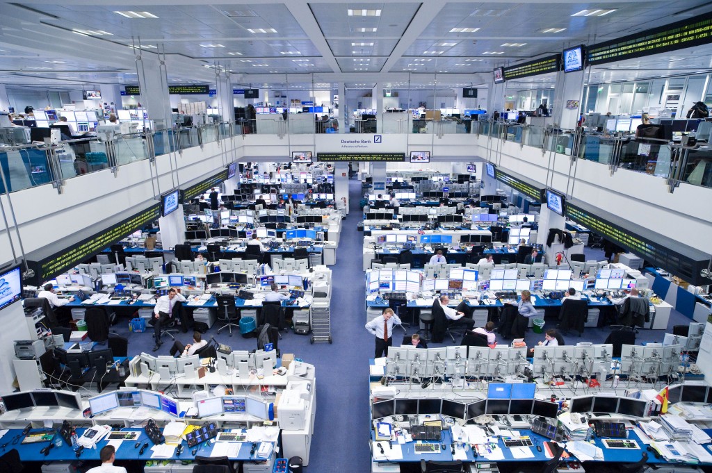 Deutsche Bank - trading floor